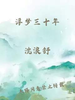 浮梦三十年