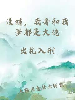 没错，我哥和我爹都是大佬